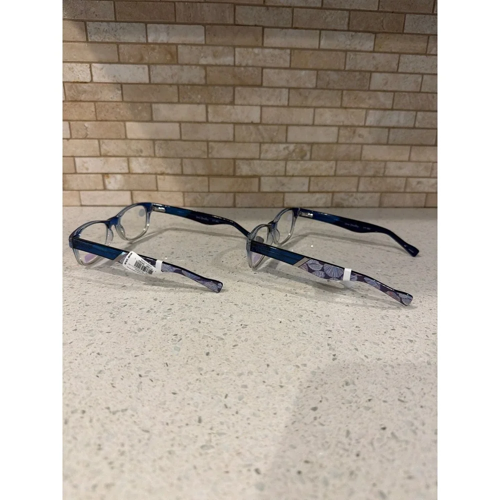 Lot of 2 Vera Bradley Courtney +1.00 Reading Glasses Morning Shells Blue nwt